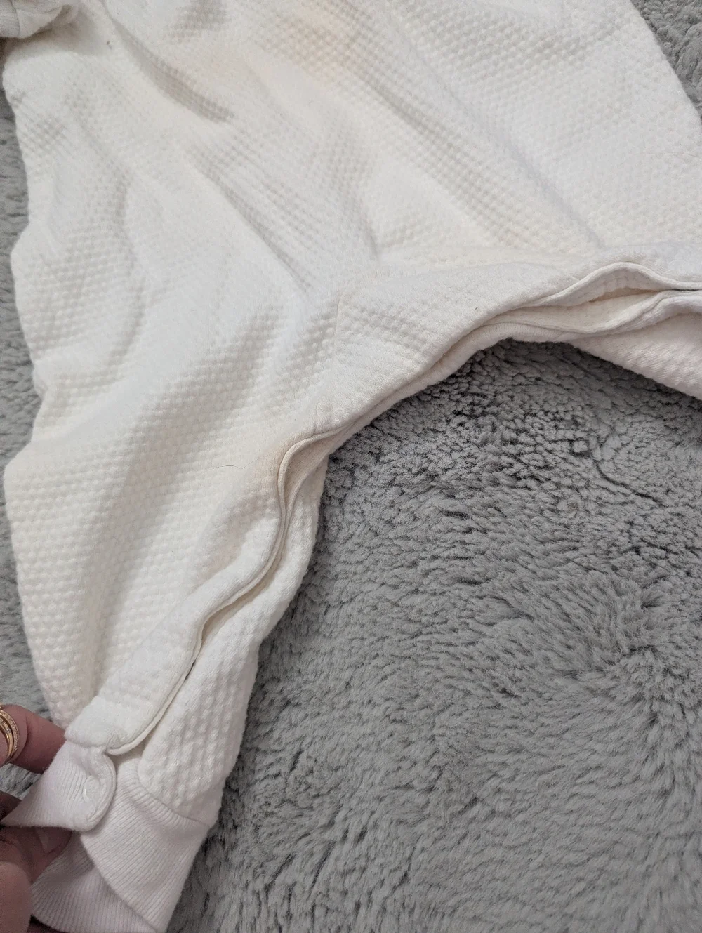Vintage 90s Peter Rabbit & Friends Quilted One Piece Romper White | Large